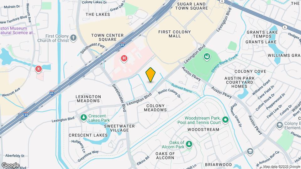 Terrace at First Colony Mapa y Detalles de la Ubicación