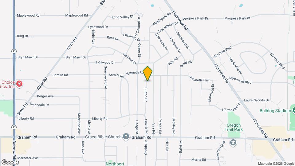 4131 Burton Dr Map and Location Details