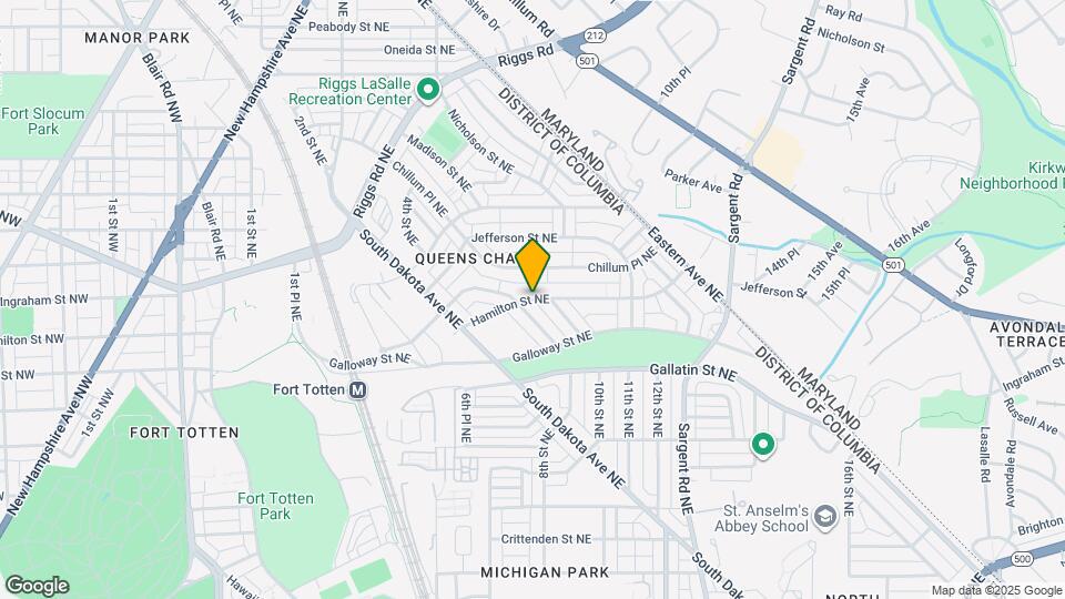 749 Hamilton St Map and Location Details