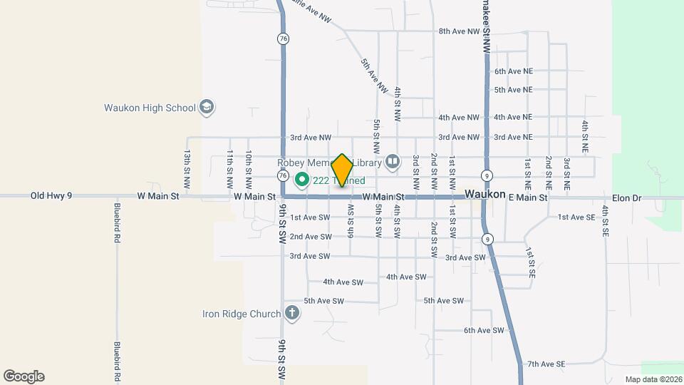 607 W Main St Map and Location Details