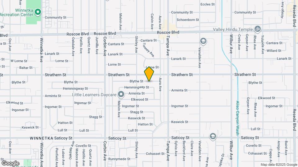 19410 Blythe St Map and Location Details