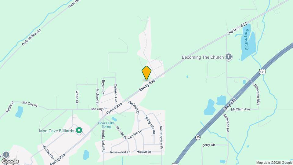 2540 Ewing Ave Map and Location Details