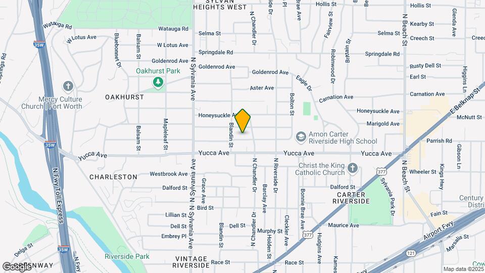 2815 Primrose Ave Map and Location Details