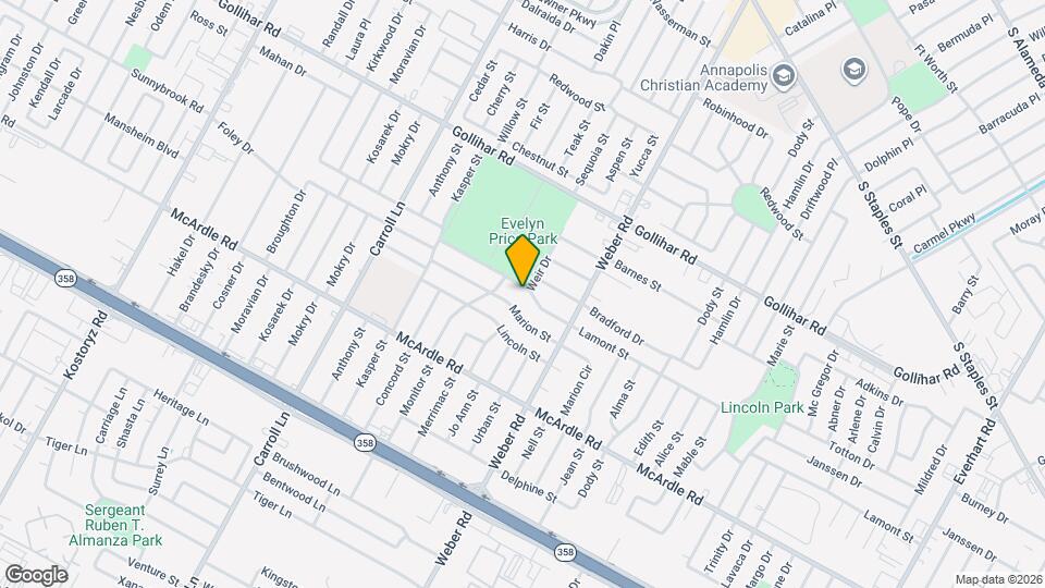 3817 Lamont St Mapa y Detalles de la Ubicación
