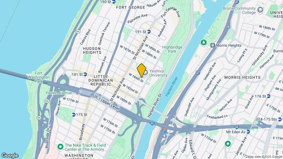 511 W 184th St Map and Location Details