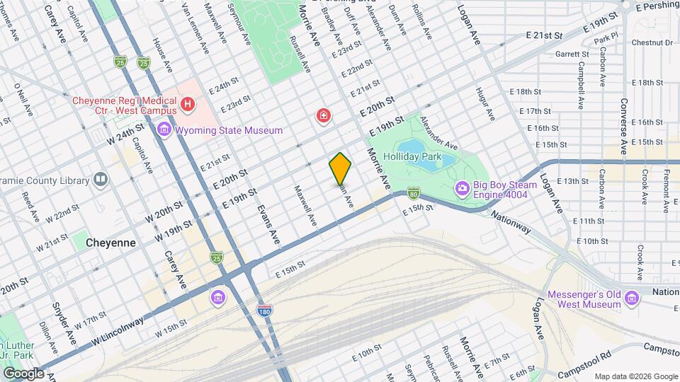 720 E 17th St Map and Location Details