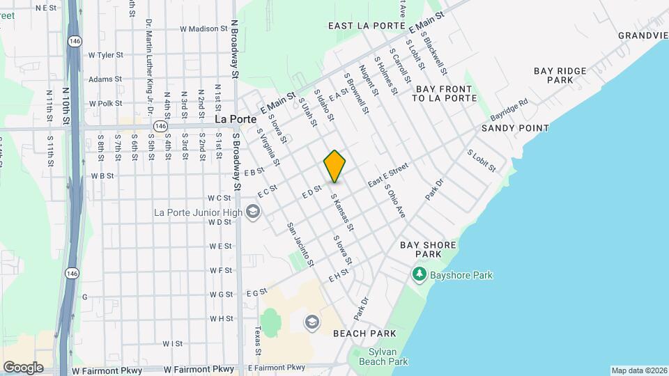 511 S Kansas St Map and Location Details