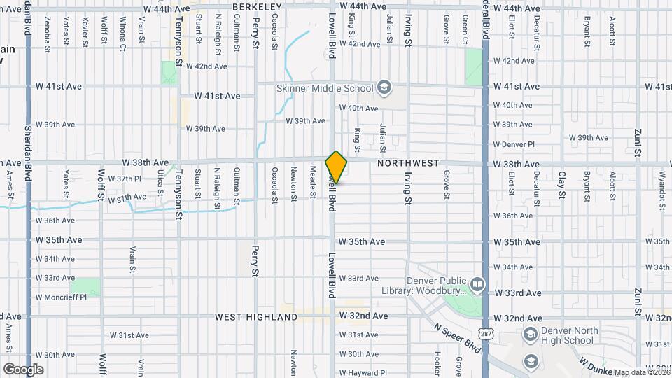 3730 Lowell Blvd Map and Location Details