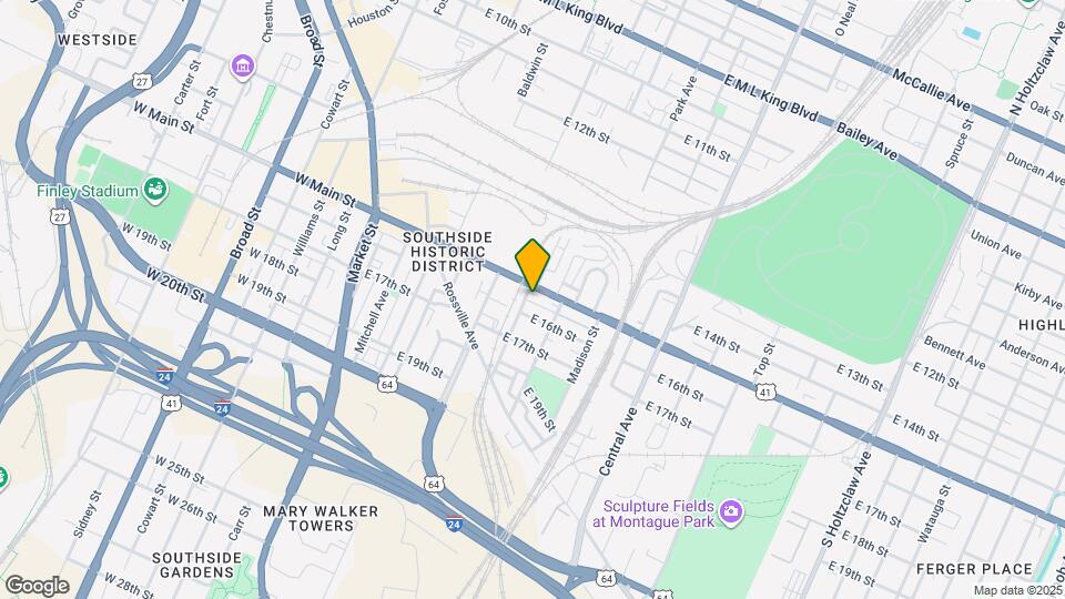 1522 Adams St Map and Location Details