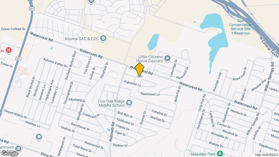 2201 Rainforest Ln Map and Location Details