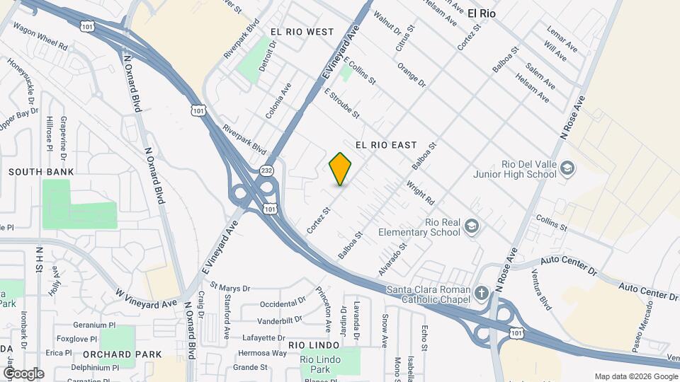 2558 Cortez St Map and Location Details