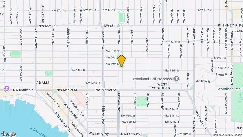 1154 NW 58th St Map and Location Details