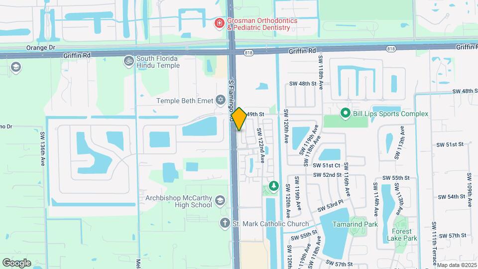 5019 SW 123rd Ter Map and Location Details