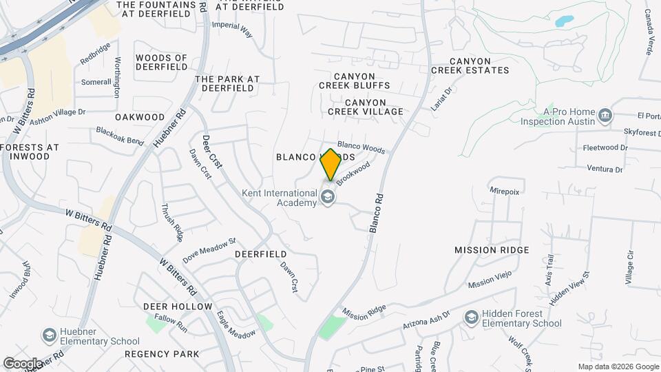 16815 Brookwood Map and Location Details