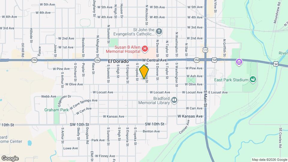 317 S Atchison St Map and Location Details