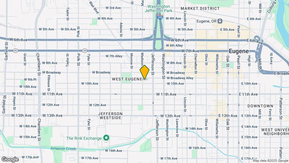 693 W 10th Ave Map and Location Details