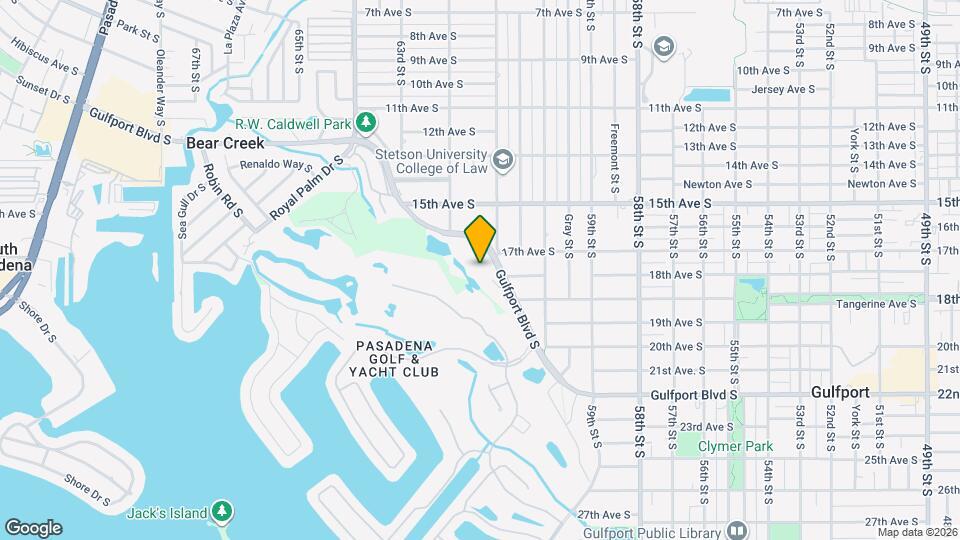 6100 Gulfport Blvd S, Unit Stetson Law Mapa y Detalles de la Ubicación
