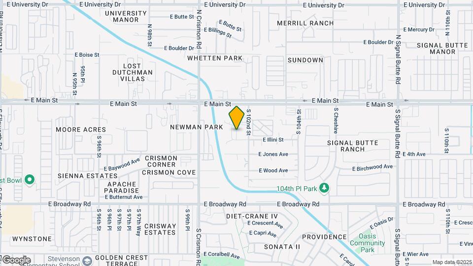 10122 E Illini St Map and Location Details