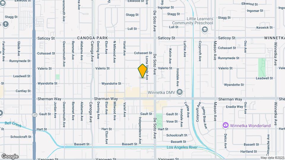 7312 INDEPENDENCE AV Map and Location Details