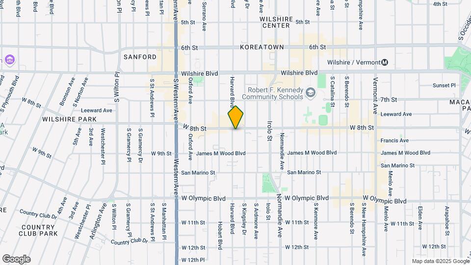 808-810 S Harvard Blvd Map and Location Details