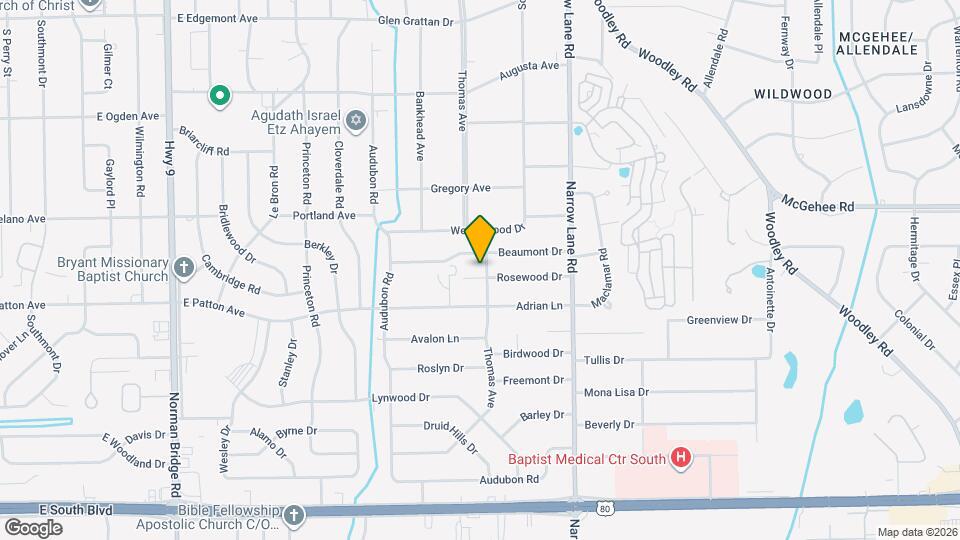 3648 Thomas Ave Map and Location Details