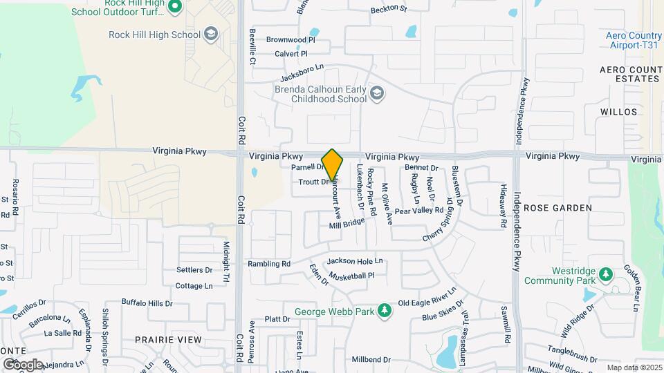 10601 Troutt Dr Map and Location Details