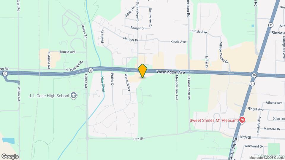 6625 Washington Ave Map and Location Details