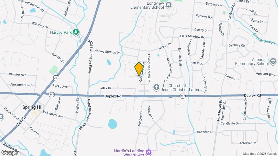 119 Crestwood Ln Map and Location Details