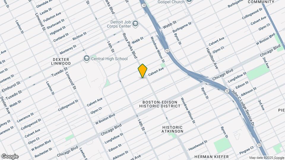 1929 Calvert Ave Mapa y Detalles de la Ubicación
