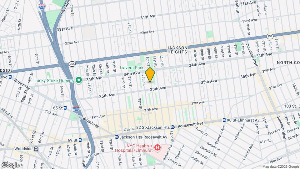 3450 80th St Map and Location Details