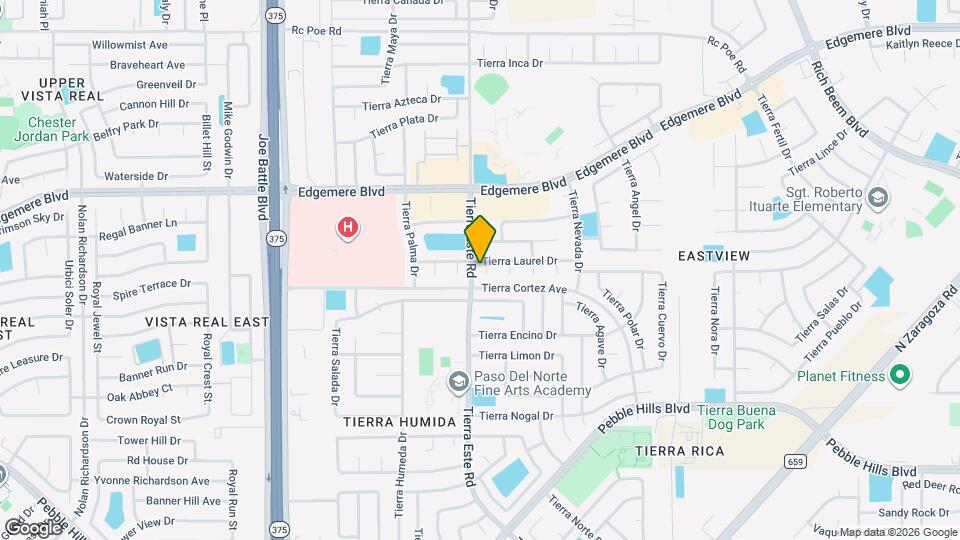 3213 Tierra Ave Pl Map and Location Details