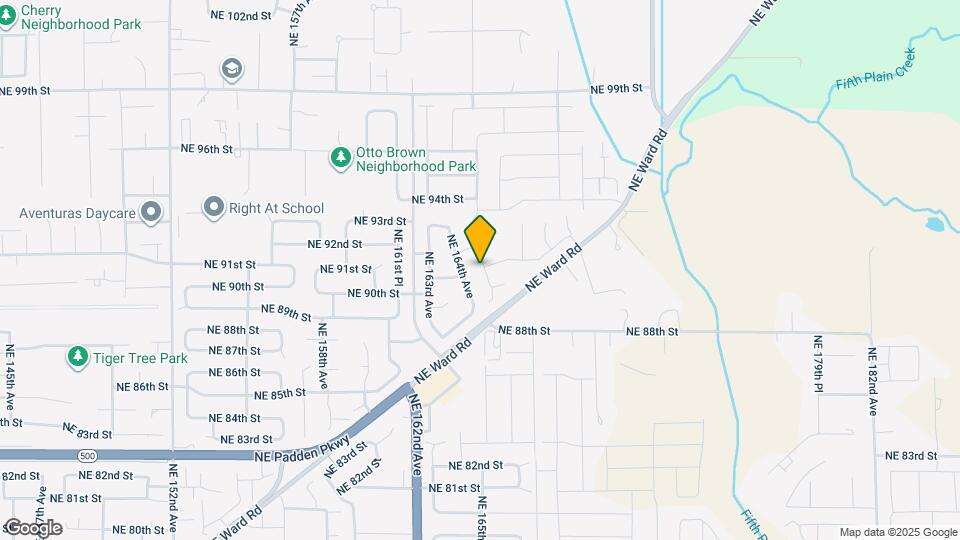 9016 NE 165th Ave Map and Location Details