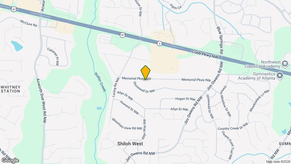 3773 Memorial Pkwy NW Map and Location Details