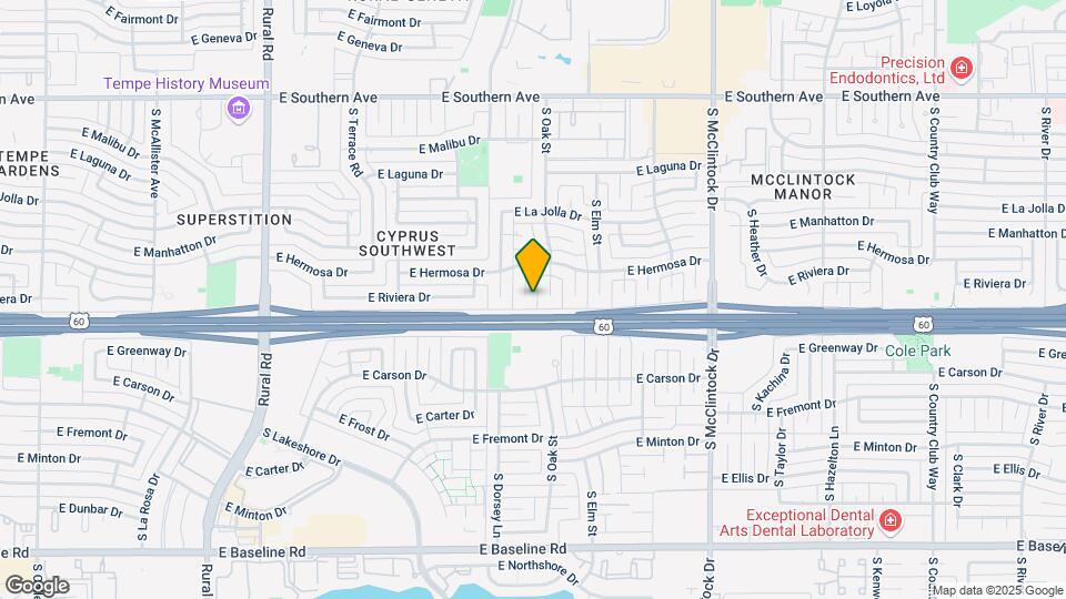 3929 S Pine St Map and Location Details