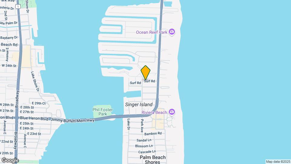 1217 Surf Rd-Unit -2 Map and Location Details