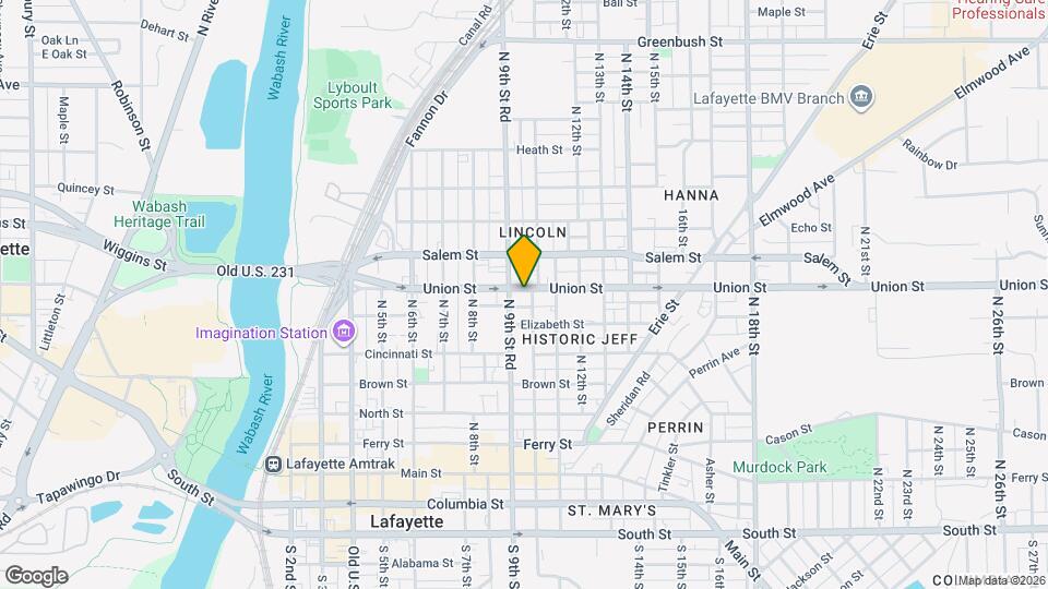 911 Union St Map and Location Details