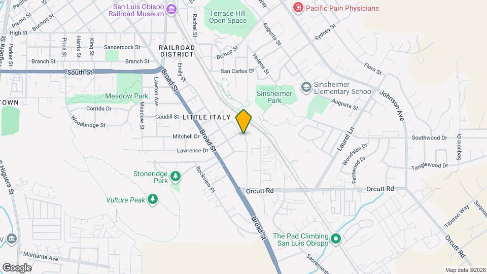 923 Lawrence Dr Map and Location Details