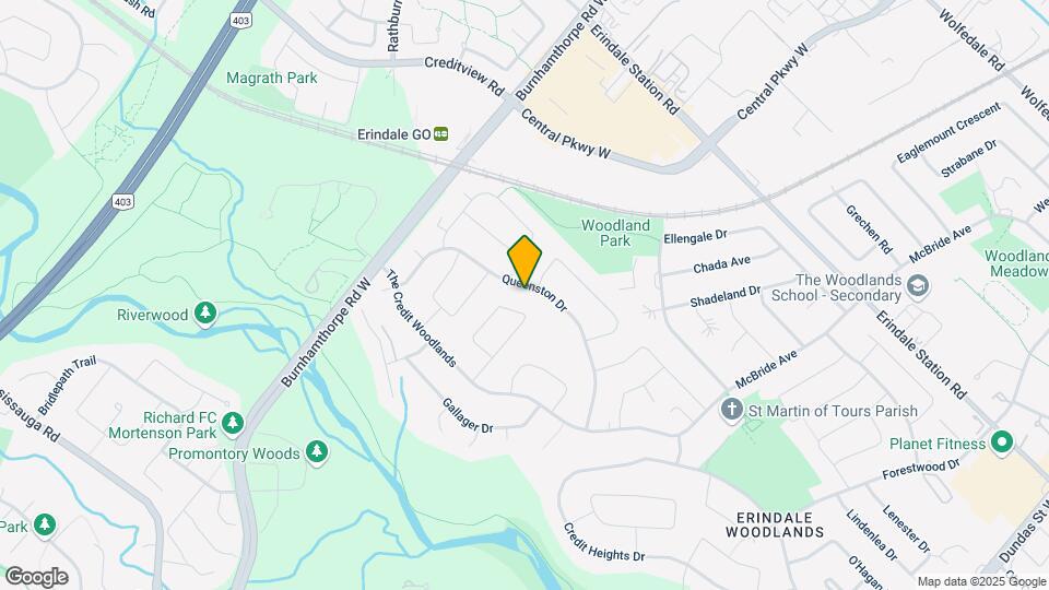 3578 Queenston Dr Map and Location Details