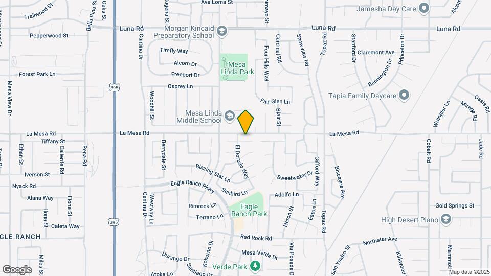 12602 El Dorado Pl Map and Location Details