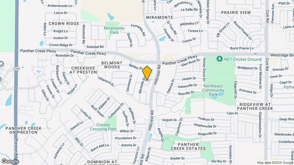13135 Cleburne Dr Mapa y Detalles de la Ubicación