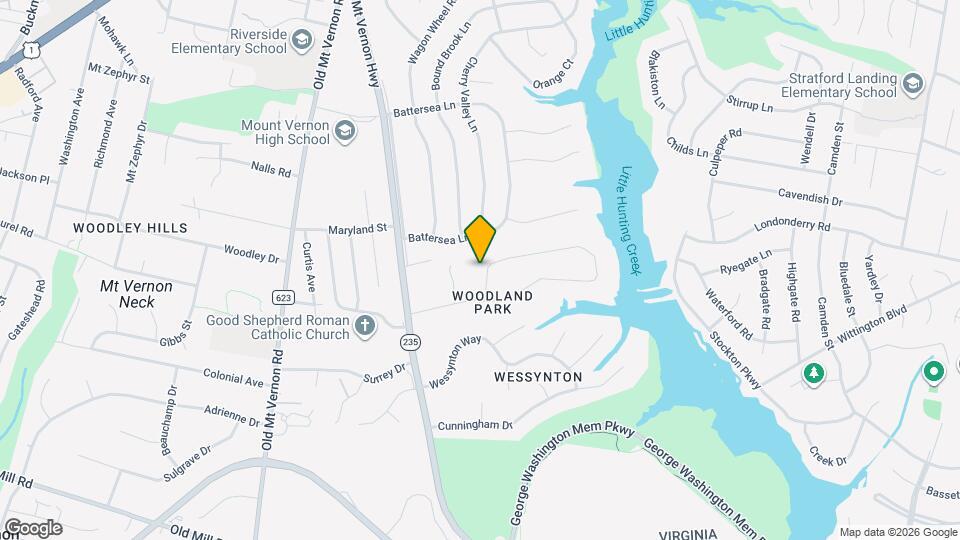 3113 Woodland Ln Map and Location Details