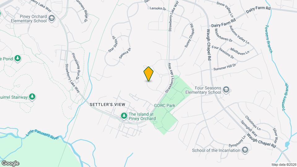 1034 Meandering Way Map and Location Details