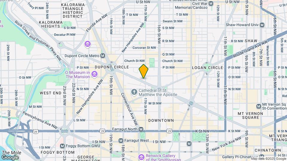 1711 Massachusetts Ave NW Map and Location Details