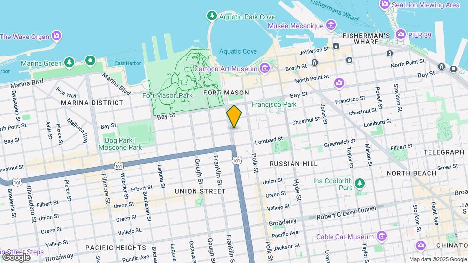 1290 Chestnut St Map and Location Details