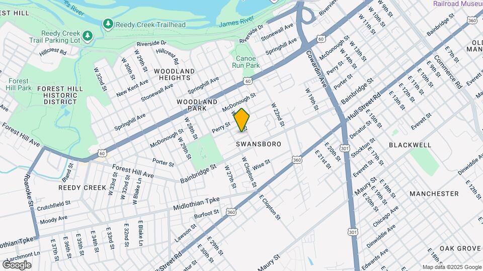 2511 Porter St Mapa y Detalles de la Ubicación
