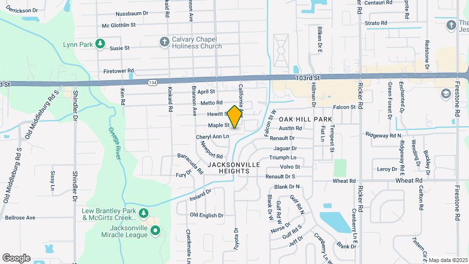 8109 Cheryl Ann Ln Map and Location Details