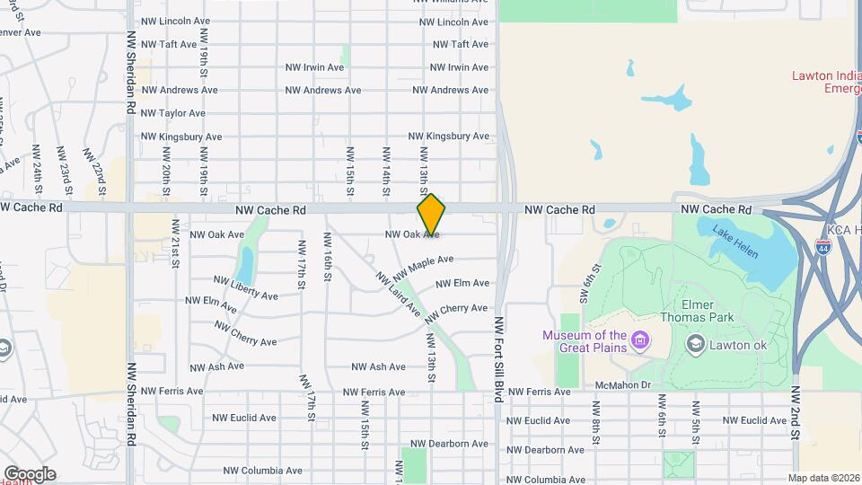 1136 NW Oak Ave Map and Location Details