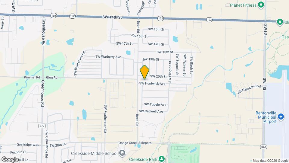 2502 SW Huntwick Ave Map and Location Details