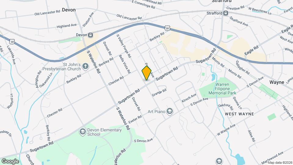 325 S Valley Forge Rd Map and Location Details