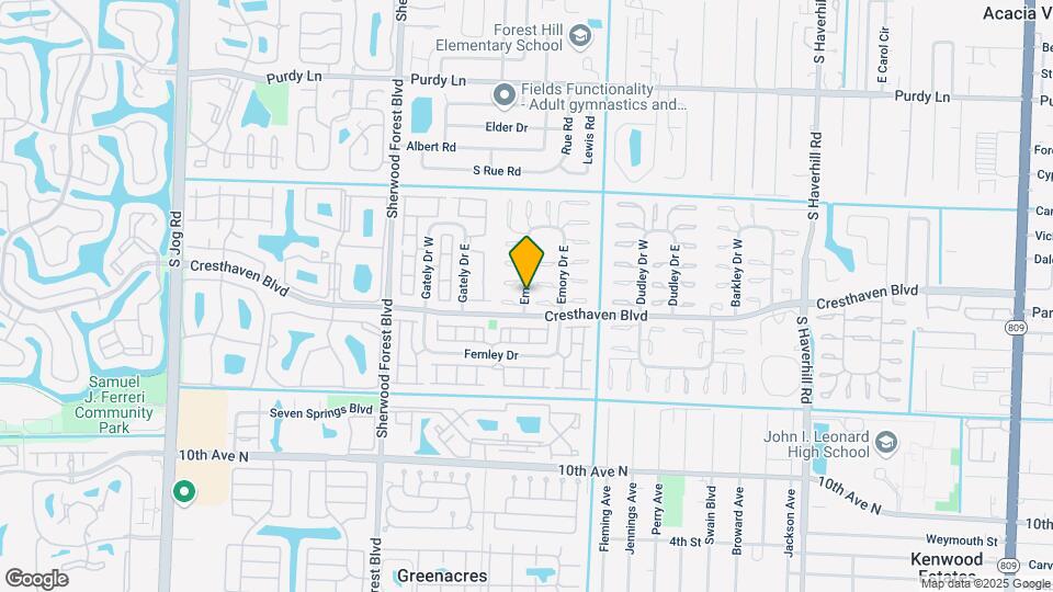 2766 Emory Dr W Map and Location Details